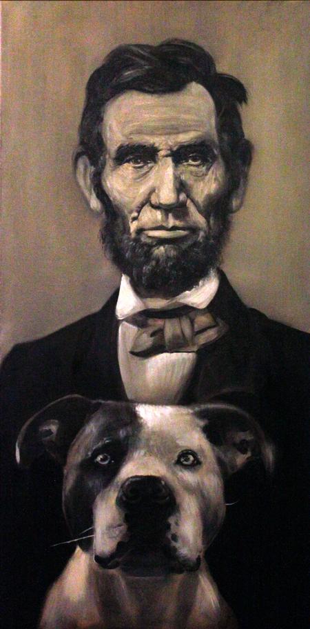 Tattoos - Abraham Lincoln painting - 116940